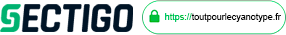 Logo Sectigo, certificat SSL