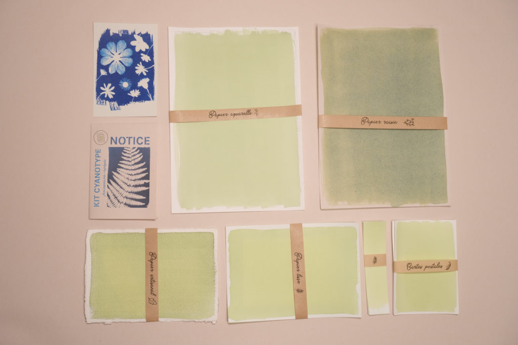 Cyanotype papier artisanal