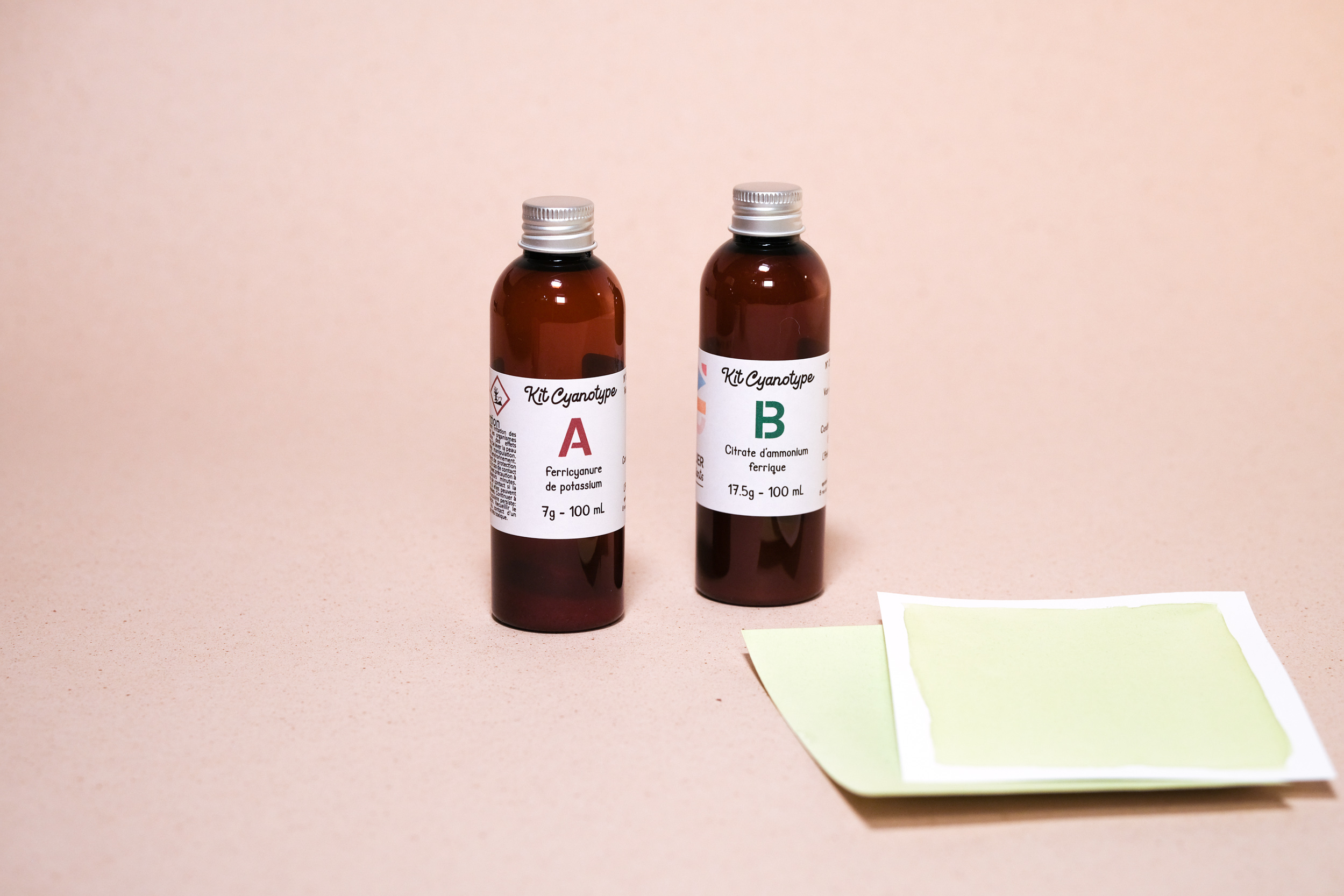 Chimie pour cyanotype citrate d'ammonium ferrique