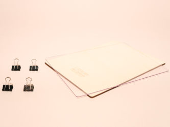 Cadre d'insolation pour cyanotype au format A5, en bois