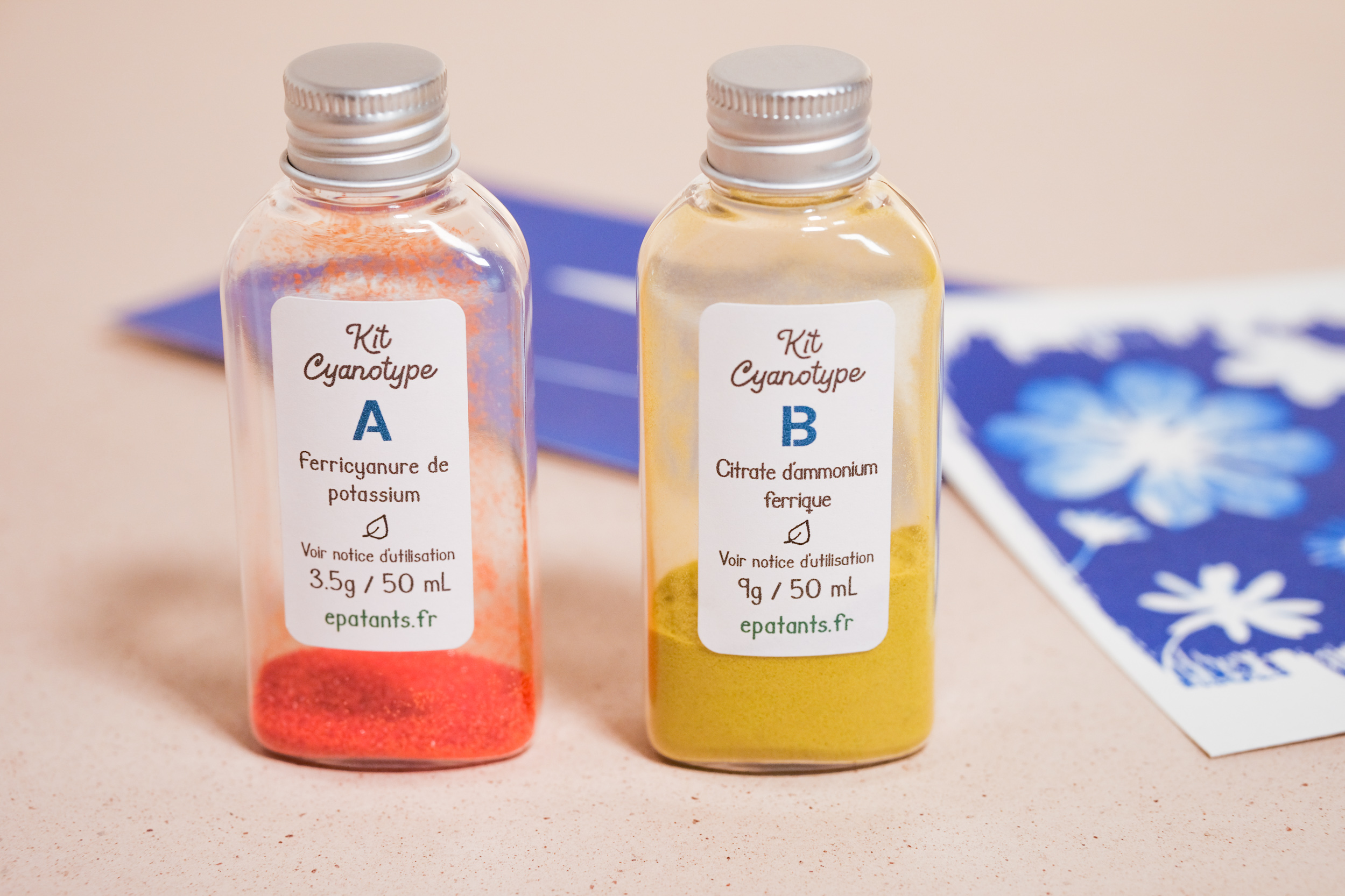 Produits chimiques pour le kit cyanotype