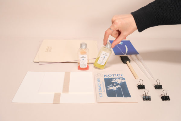 Kit cyanotype avec produits chimiques