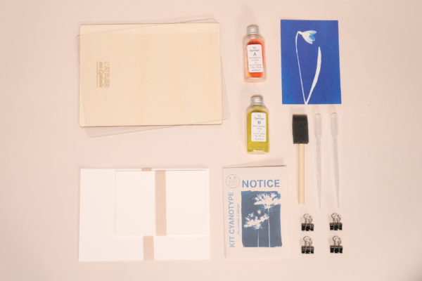 Kit cyanotype fabriqué en France avec produits à mélanger