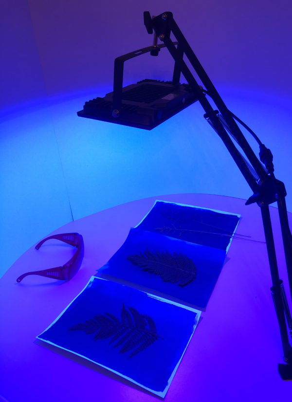 Lampe UV grand format pour cyanotype