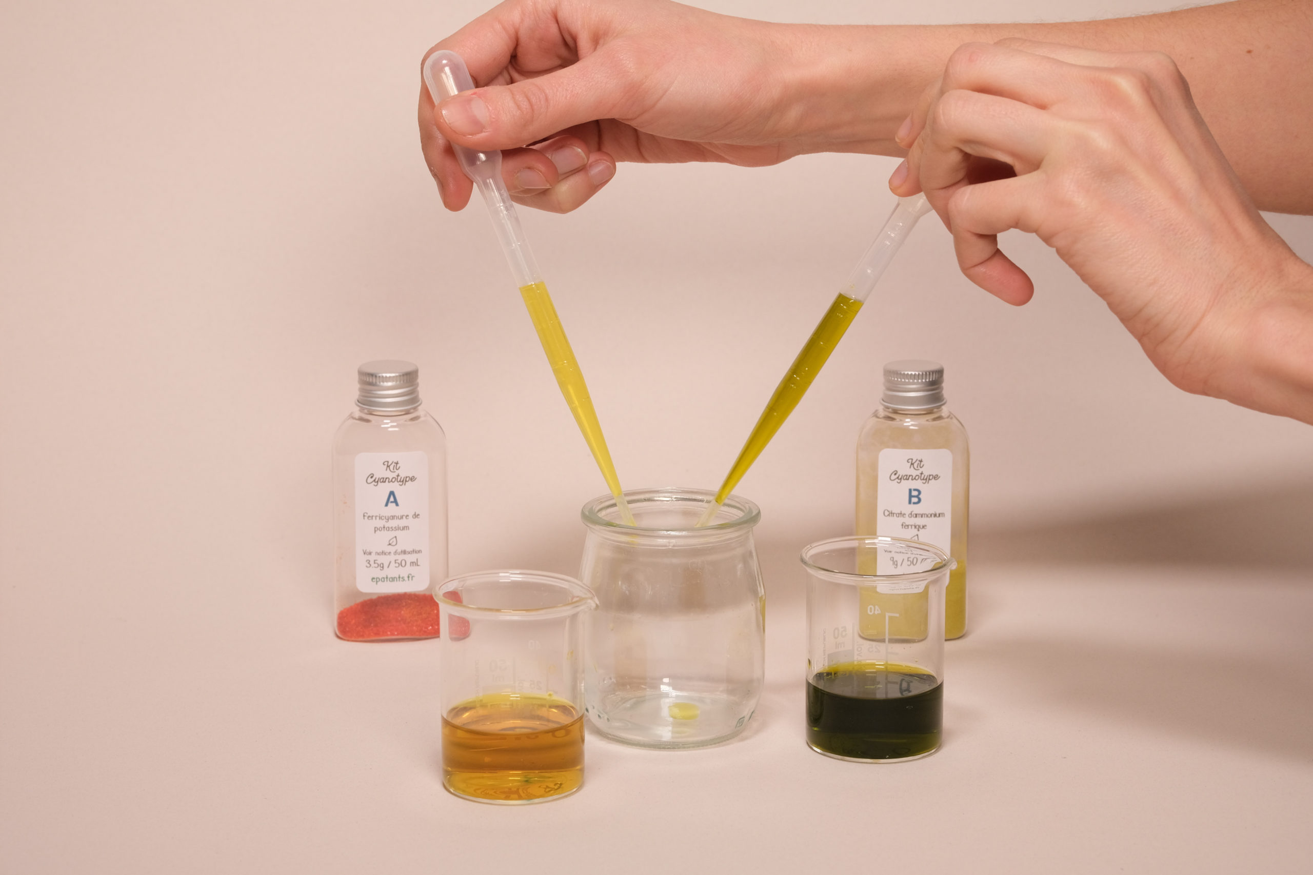 Vide atelier - Flacons de produits pour cyanotype - 2 x 50 mL - Stock limité – Image 7