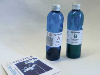 vide atelier produits chimiques pour cyanotype 2 x 200 mL