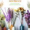 Couverture livre fleurs séchées