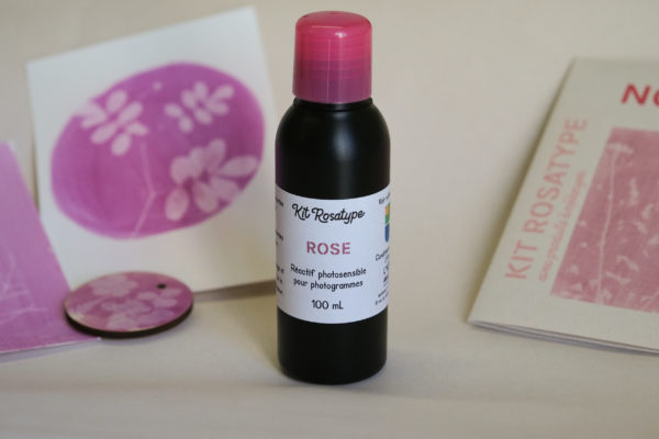 Flacon produit rosatype