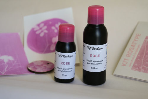 Flacon produit rosatype