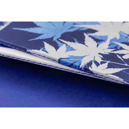 cahier A6 Clairefontaine à motif cyanotype