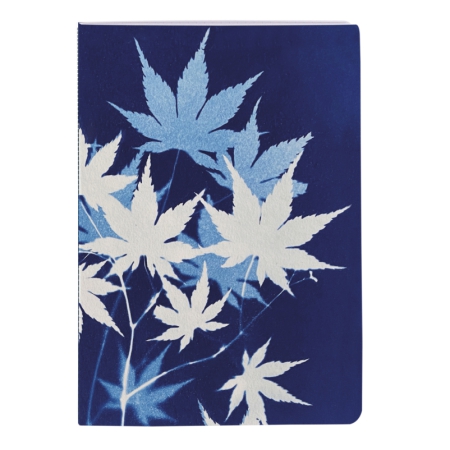 cahier A6 Clairefontaine à motif cyanotype
